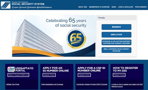 sss philippines portal.